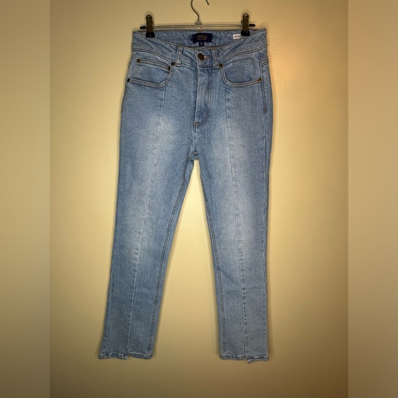 CAVALLI CLASS | Split Seam HR Cropped Jeans - Picture 6 of 14